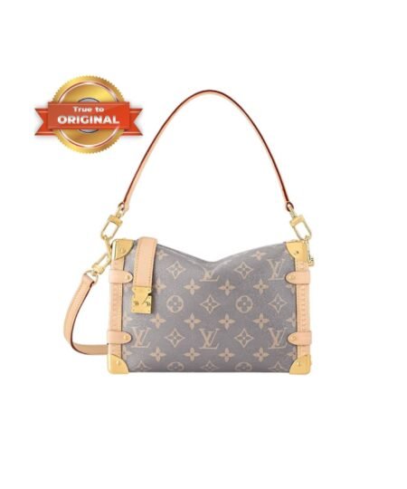 [True-to-ORIGINAL] Louis Vuitton Side Trunk MM Trianon Grey For Women 21cm/8.3in – M12428