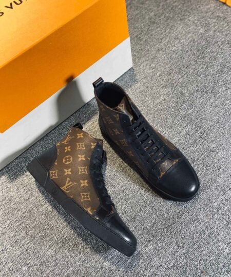 Louis Vuittion Match-Up Sneaker Boot Brown For Men LV