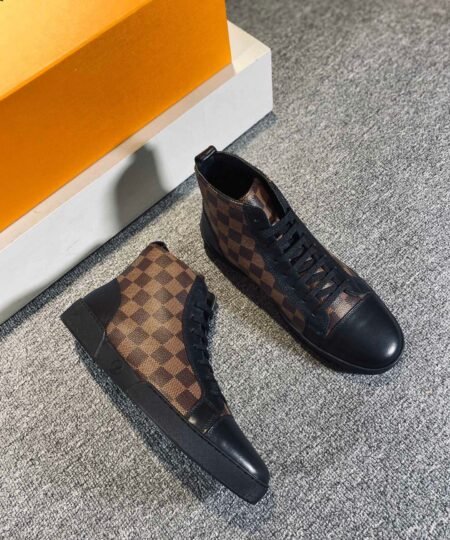 Louis Vuittion Match-Up Sneaker Boot Brown For Men LV