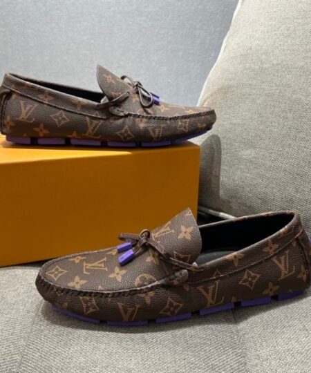 Louis Vuittion LV Driver Moccasin Brown For Men LV 1AAF2A