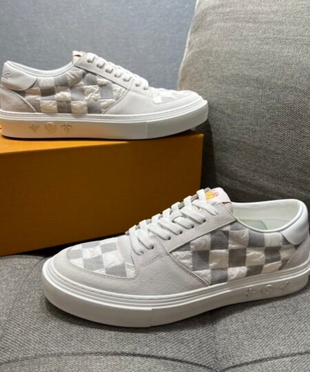 Louis Vuittion LV Ollie Richelieu Sneaker White For Men LV