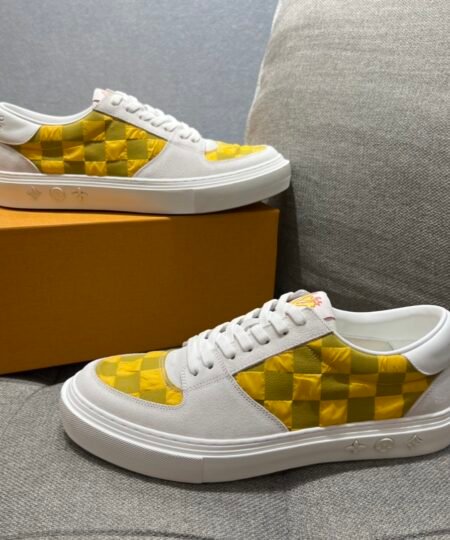 Louis Vuittion LV Ollie Richelieu Sneaker Yellow For Men LV