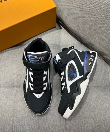 Louis Vuitton LV Trainer 2 Sneaker Black For Men LV 1AAHCI