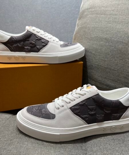 Louis Vuittion LV Ollie Richelieu Sneaker Grey For Men LV