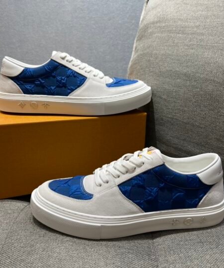 Louis Vuittion LV Ollie Richelieu Sneaker Blue For Men LV
