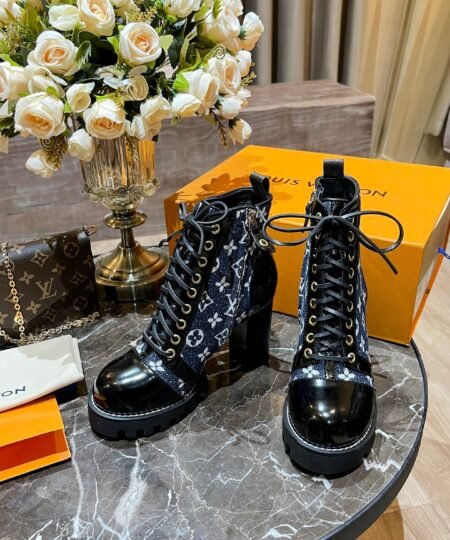 Louis Vuitton Women’s Star Trail Ankle Boot Blue For Women LV