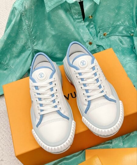 Louis Vuitton Women’s LV Squad Sneaker Blue For Women LV