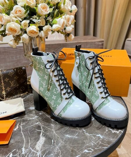 Louis Vuitton Women’s Star Trail Ankle Boot Green For Women LV