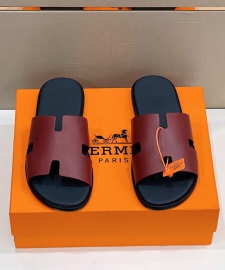 Hermes Izmir Sandal Purple And Dark Blue For Men