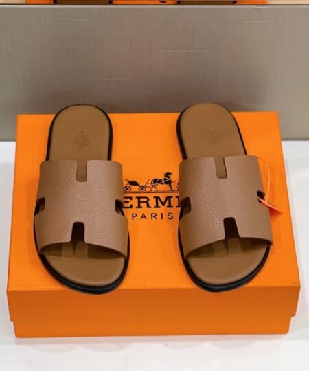 Hermes Izmir Sandal Brown For Men H041141ZH03400