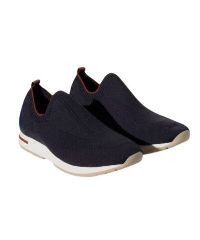 Loro Piana 360 Lp Flexy Walk Sneaker Navy Blue For Men FAI4815