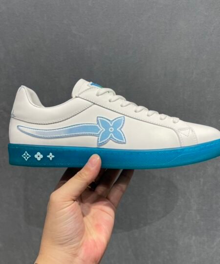 Louis Vuitton Luxembourg Samothrace Sneaker Blue For Men LV 1A9FZ5