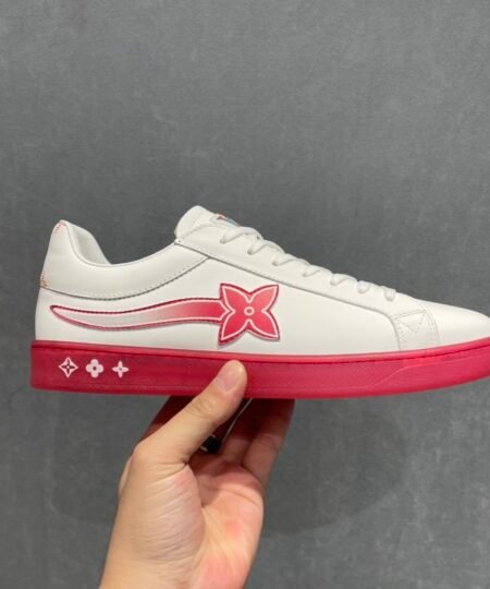 Louis Vuitton Luxembourg Samothrace Sneaker Red For Men LV