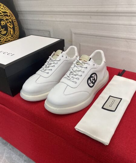 Gucci Men’s Sneaker With GG Gucci Print White For Men