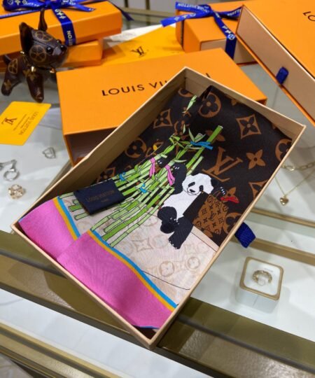 Louis Vuitton Double LV Scarf Brown 120cm/47in M77383