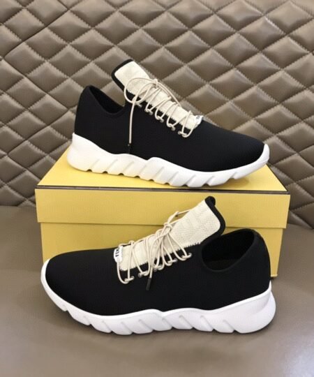 Fendi Force Low Tops Sneakers Black For Men