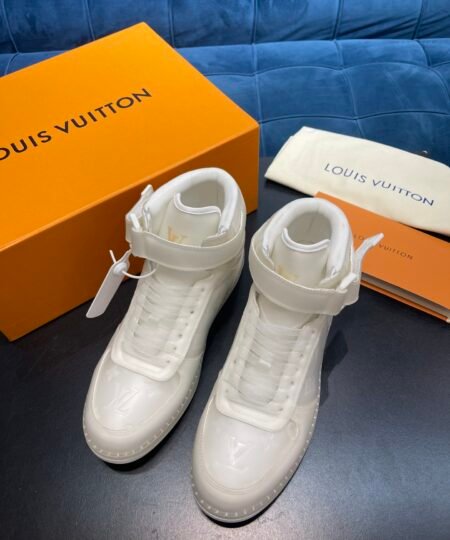 Louis Vuittion Rivoli Sneaker Boot White For Men LV