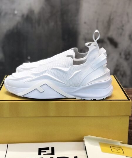 Fendi Flow White Sneakers For Men 7E1504AHI8
