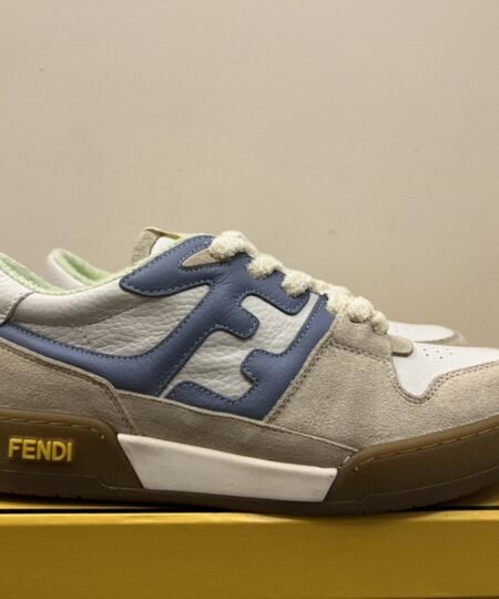 Fendi Match Low Tops Sneakers Grey For Men 7E1493