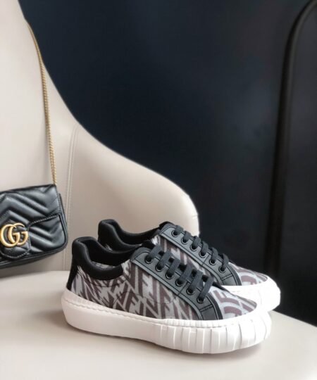 Fendi Force Vertigo Sneakers White For Men 7E1435AF6BF1EBY