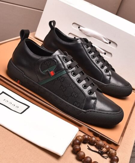 Gucci Men’s GG Sneaker With Web G Black For Men