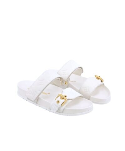Bom Dia Flat Comfort Mule Ivory For Women 1ABVO6