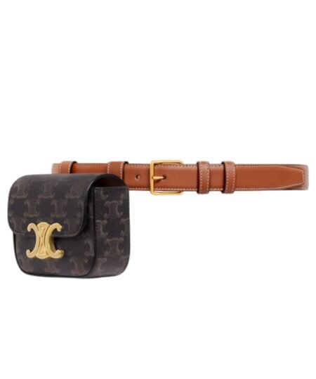 Celine Belt Bag Triomphe Belt Tan For Women- 45BCN2AH3.04LU