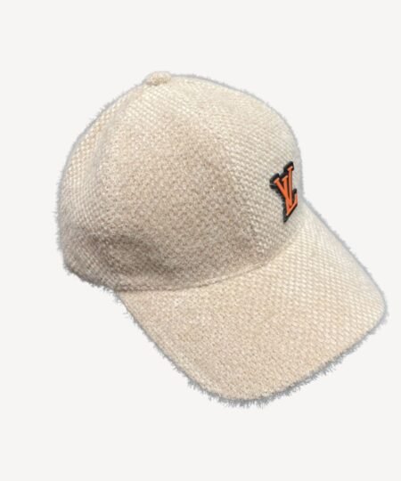 Louis Vuitton Corduroy Cap Beige For Women