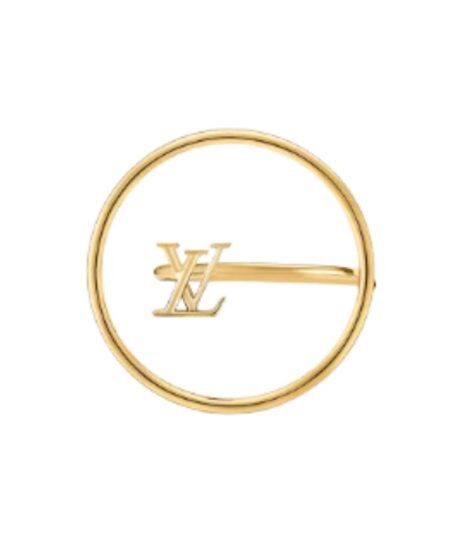 Louis Vuitton Eclipse Bague Gold For Women M00768