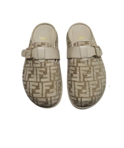 Fendi Feel Mules Brown For Men