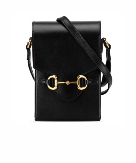 Gucci Horsebit 1955 Mini Black Bag 17cm