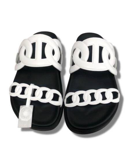 Hermes Extra Sandal White For Men