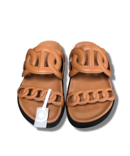 Hermes Extra Sandal Brown For Men