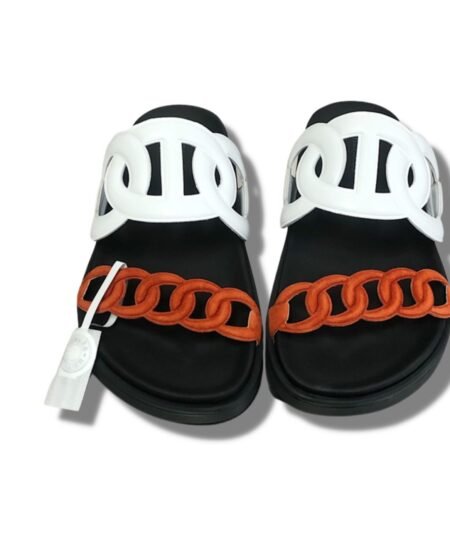 Hermes Extra Sandal Red/White For Men