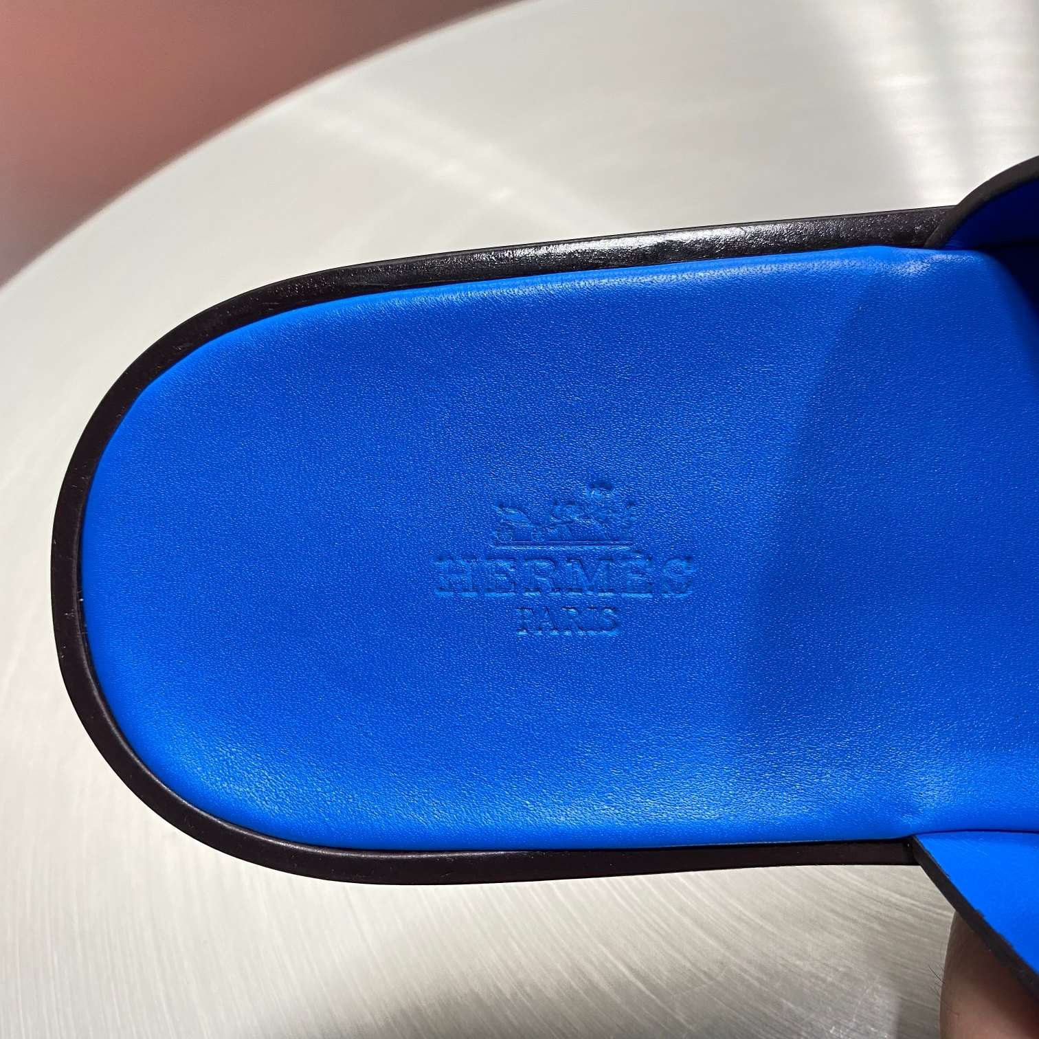 Hermes Oran Sandal Black For Men - Image 5