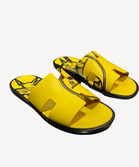 Hermes Oran Sandal Yellow For Men