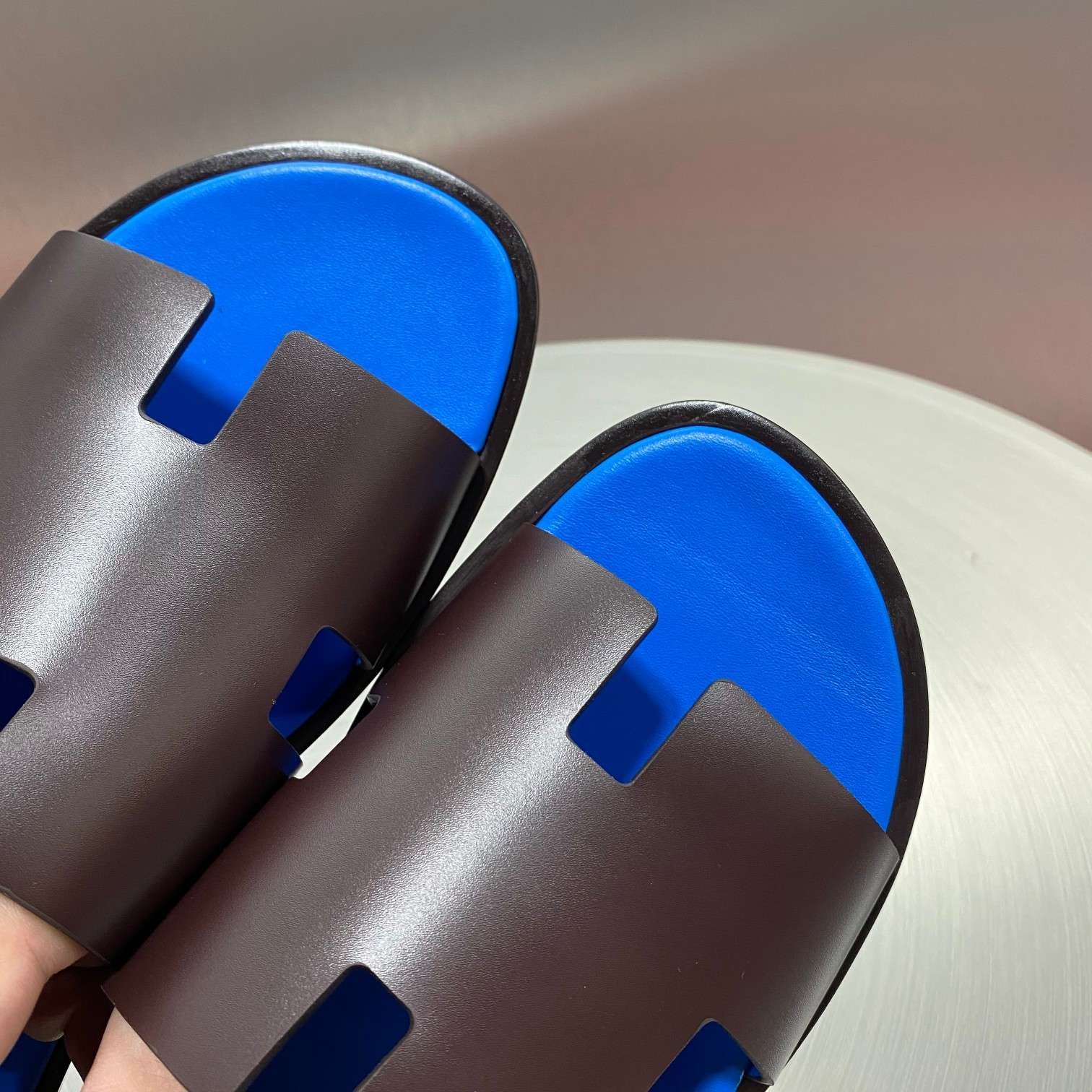 Hermes Oran Sandal Black For Men - Image 8