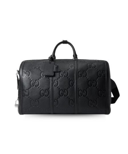 Gucci Jumbo GG Large Duffle Bag Black For Men 20.5 In/ 52 Cm 725129 AABY7 1000