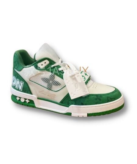 Louis Vuitton LV Trainer Sneaker Green For Men