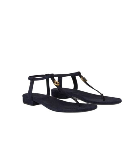 Loro Piana Mindil Sandal Navy Blue For Women – FAO1561 W000