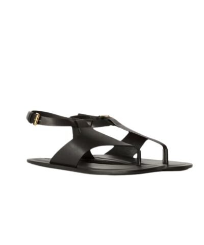 Loro Piana Trani Sandals Black For Women – FAM9272 8000