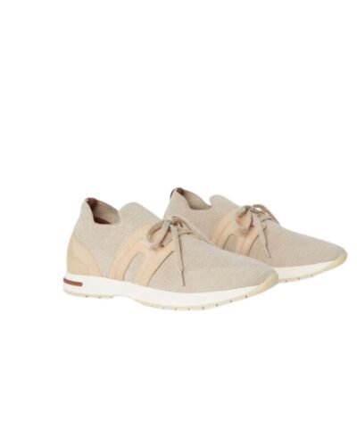 Loro Piana 360 Lp Lady Flexy Walk Sneaker Beige Melange For Women – FAI7759 D927
