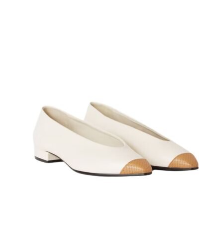 Loro Piana Tennis Rebecca Ballet Flats Nougat/honey Milk For Women FAO2684 B4C0