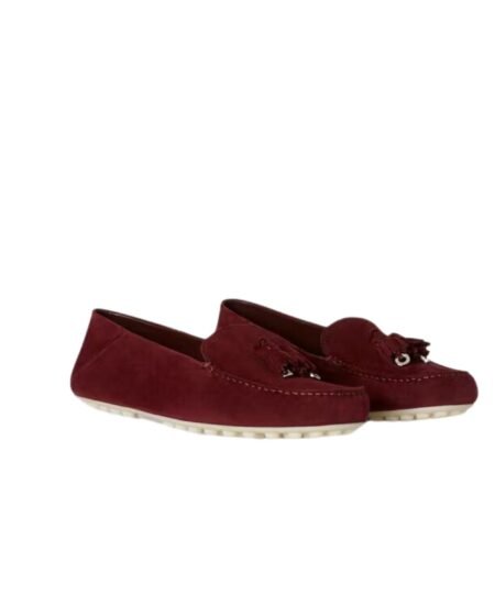 Loro Piana Dot Sole Walk Loafers Wild Plum For Women – FAN0109 Q06B