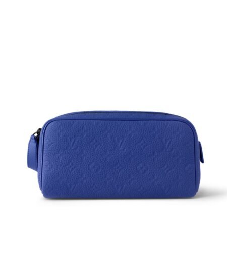 Louis Vuitton Dopp Kit Bag Blue For Men 11in/28cm M82576
