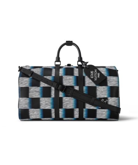 Louis Vuitton Keepall Bandoulière 50 Bag Blue For Men 19,7in/50cm M23771