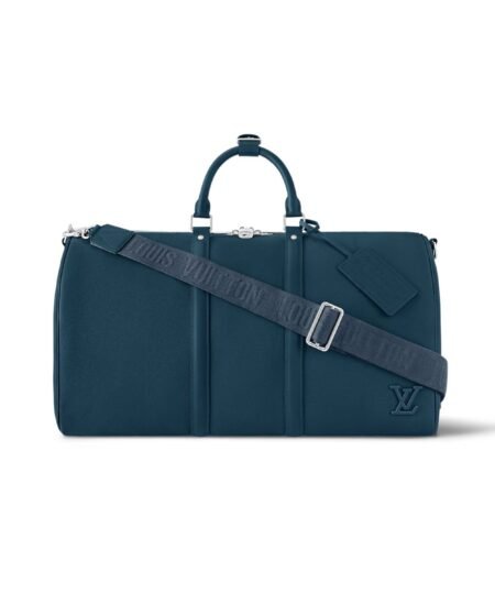 Louis Vuitton Keepall Bandoulière 50 Bag Dark Blue For Men 19,7in/50cm M23727