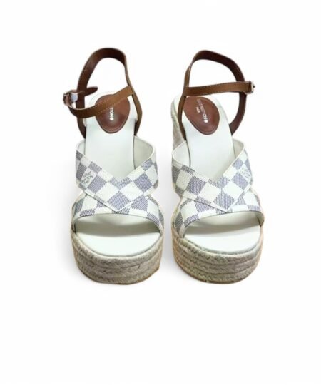 Louis Vuitton Starboard Wedge Sandal For Women- 1AB2F1