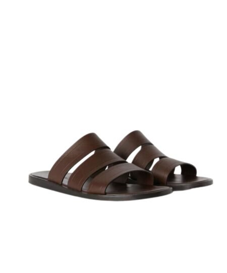 Loro Piana Naha Sandal Dark Brown For Men FAN8776