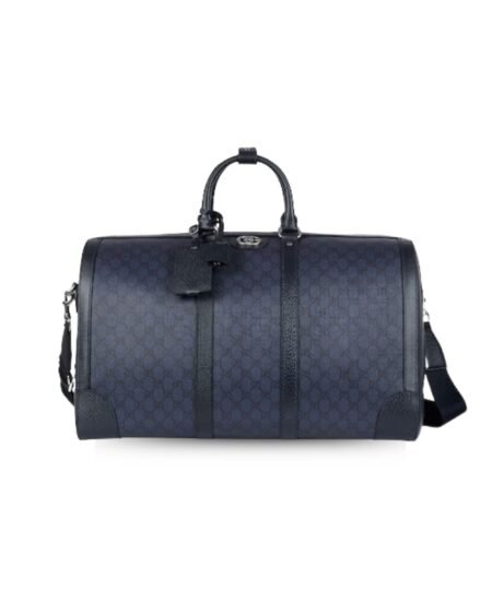Gucci Ophidia Large Duffle Bag Blue For Men 20.5 In/ 52 Cm 724612 UULHK 8441